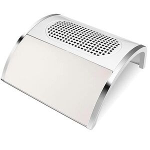 KM-868-1 White and Silver Nail Dust Collector